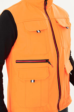 Orange Safety Softshell Turuncu Yelek