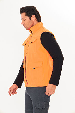 Orange Safety Softshell Turuncu Yelek