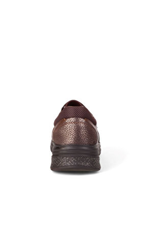 Forelli Julia 30008 Deri Comfort Kadın Ayakkabı - Taba