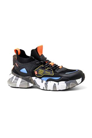 Guja 24Y568 Trend Deri Erkek Sneaker - Siyah