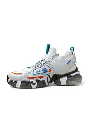 Guja 24Y568 Trend Deri Erkek Sneaker - Beyaz