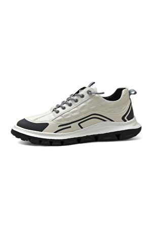 Guja 24Y590 Trend Deri Erkek Sneaker - Beyaz