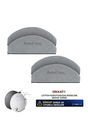 Roborock Saros 20 Sonic Robot Süpürge Uyumlu Yedek Mop Paspas 4 Parça