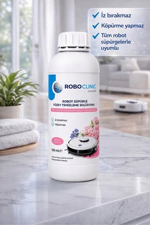Xiaomi Robot Süpürgeler İle Uyumlu Deterjanı Solüsyonu ( Yüzey Temizliyecisi ) 500 ml 2 Adet