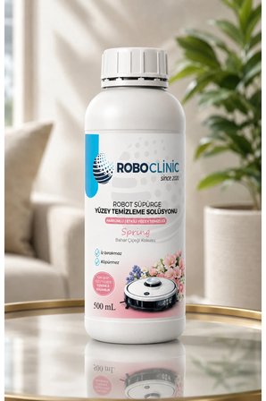 Robot Süpürge Deterjanı Solüsyonu ( Robot Süpürge Suyu, Mop Suyu, Yüzey Temizleyici ) BAHAR 500 ML