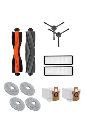 Dreame L20 Ultra Complete Robot Süpürge Uyumlu Yedek Toz Torba, Fırça, Filtre, Mop 12 Parça