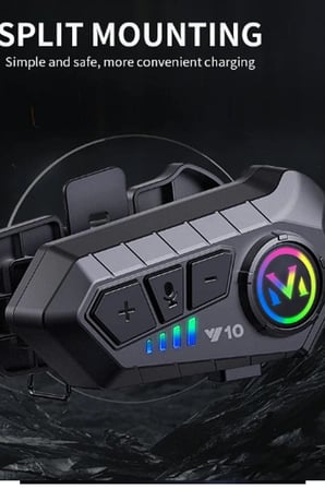 Y10 Kask Kulaklık Bluetooth Motosiklet Kulaklık 5,3 Bluetooth Intercom Motorsiklet Kulaklık