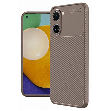 Poco X7 Pro Kılıf Auto Focus Karbon Kapak - Gri