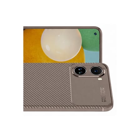 Poco X7 Pro Kılıf Auto Focus Karbon Kapak - Gri