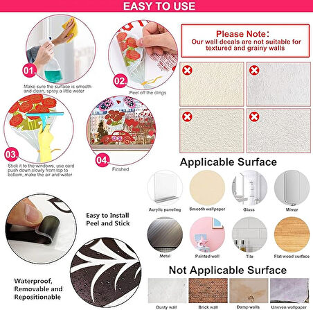 Tropikal Bitkiler Duvar Stickerı Model A