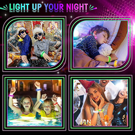 Led Işıklı Pilli Bileklik