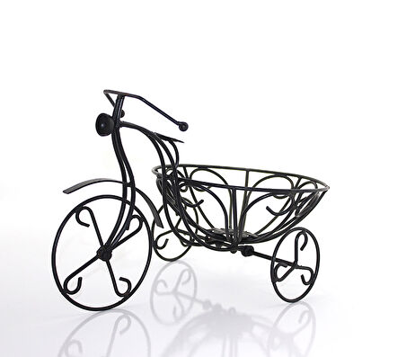 Ferforje Dekoratif Bisiklet Çiçeklik
