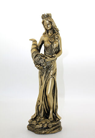 Polyester Bereket Tanrıçası Fortuna Figürü Model 1