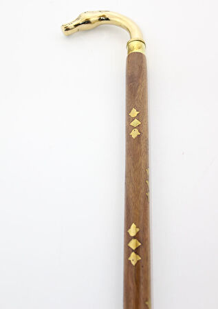 Pirinç At Büstü Baston Model 2