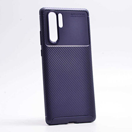 Huawei P30 Pro Uyumlu Kılıf Ultra Slim Fit Karbon Silikon