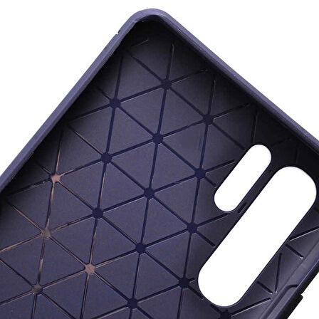 Huawei P30 Pro Uyumlu Kılıf Ultra Slim Fit Karbon Silikon