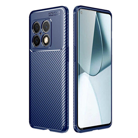 One Plus 10 Pro Uyumlu Kılıf Ultra Slim Fit Karbon Silikon