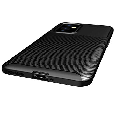One Plus 9 Uyumlu Kılıf Ultra Slim Fit Karbon Silikon