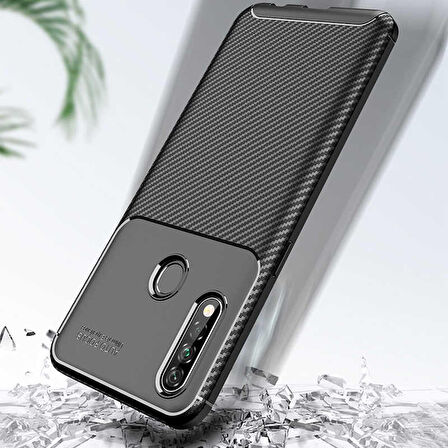 Oppo A31 Uyumlu Kılıf Ultra Slim Fit Karbon Silikon