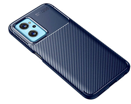 Oppo A76 Uyumlu Kılıf Ultra Slim Fit Karbon Silikon