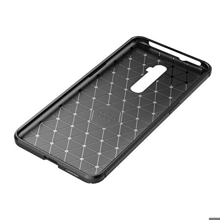 Oppo Reno 10X Zoom Uyumlu Kılıf Ultra Slim Fit Karbon Silikon