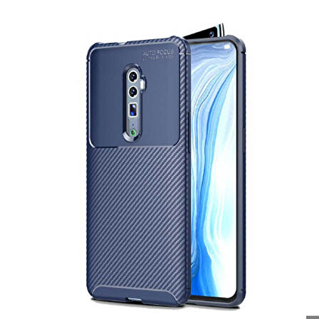 Oppo Reno 10X Zoom Uyumlu Kılıf Ultra Slim Fit Karbon Silikon