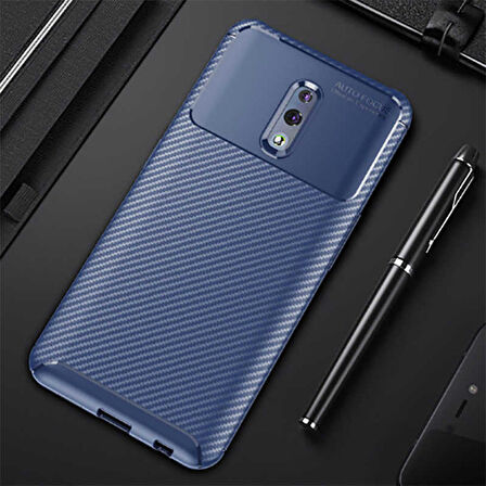 Oppo Reno Uyumlu Kılıf Ultra Slim Fit Karbon Silikon