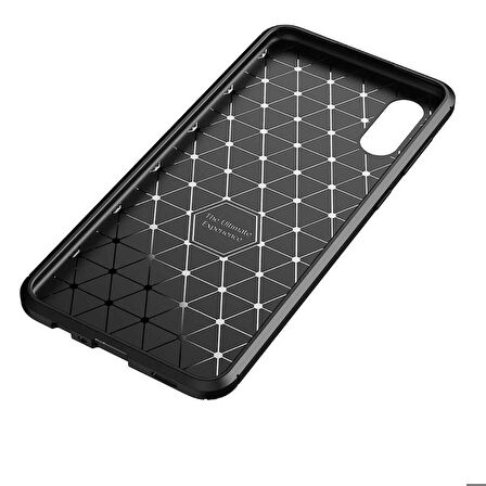 Samsung Galaxy A02 Uyumlu Kılıf Ultra Slim Fit Karbon Silikon