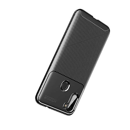 Samsung Galaxy M11 Uyumlu Kılıf Ultra Slim Fit Karbon Silikon