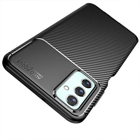 Samsung Galaxy M23 Uyumlu Kılıf Ultra Slim Fit Karbon Silikon