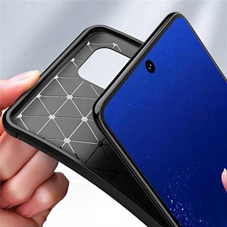 Samsung Galaxy Note 10 Lite Uyumlu Kılıf Ultra Slim Fit Karbon Silikon