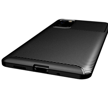 Samsung Galaxy S20 FE Uyumlu Kılıf Ultra Slim Fit Karbon Silikon