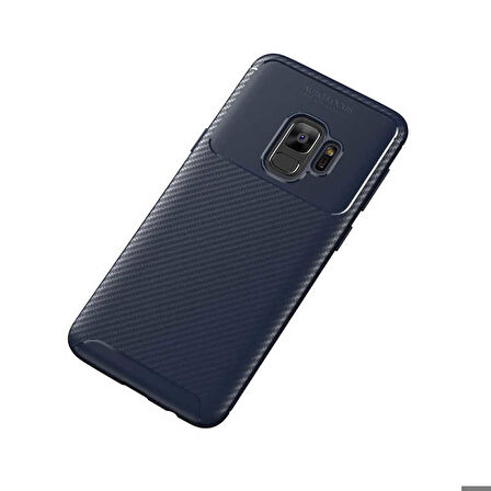 Samsung Galaxy S9 Uyumlu Kılıf Ultra Slim Fit Karbon Silikon