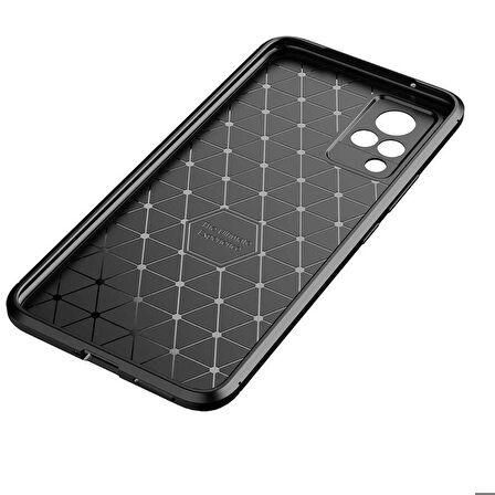 Vivo V21 Uyumlu Kılıf Ultra Slim Fit Karbon Silikon