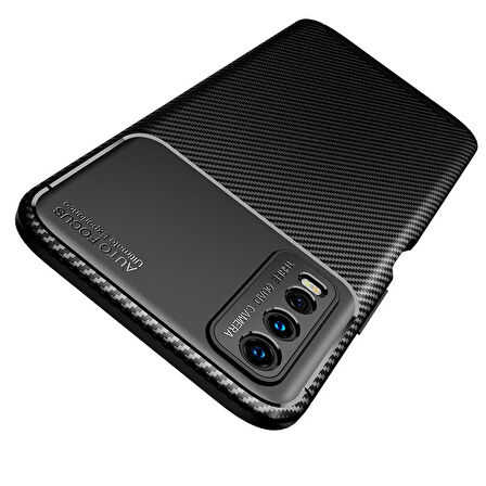 Vivo Y20 Uyumlu Kılıf Ultra Slim Fit Karbon Silikon