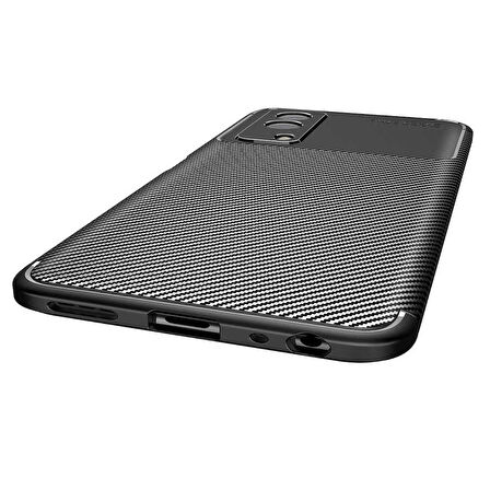 Vivo Y53S 4G Uyumlu Kılıf Ultra Slim Fit Karbon Silikon