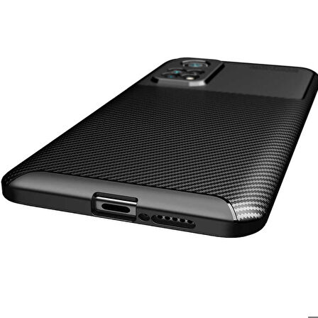 Xiaomi Mi 10T 5G Uyumlu Kılıf Ultra Slim Fit Karbon Silikon