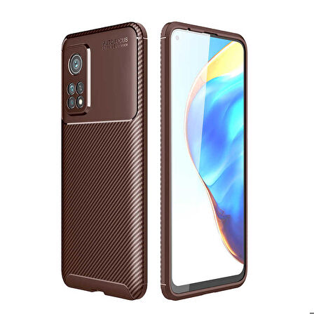Xiaomi Mi 10T Pro 5G Uyumlu Kılıf Ultra Slim Fit Karbon Silikon