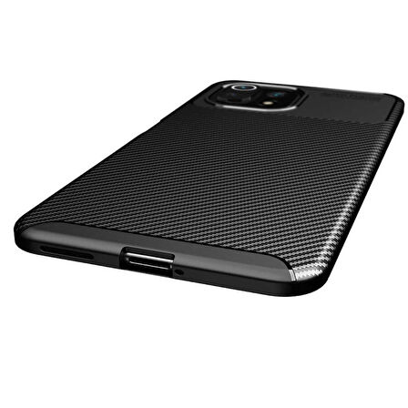 Xiaomi Mi 11 Lite Uyumlu Kılıf Ultra Slim Fit Karbon Silikon