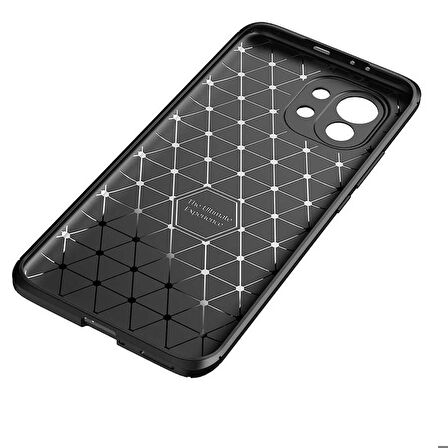 Xiaomi Mi 11 Uyumlu Kılıf Ultra Slim Fit Karbon Silikon