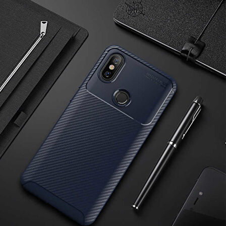 Xiaomi Mi 6X Uyumlu Kılıf Ultra Slim Fit Karbon Silikon