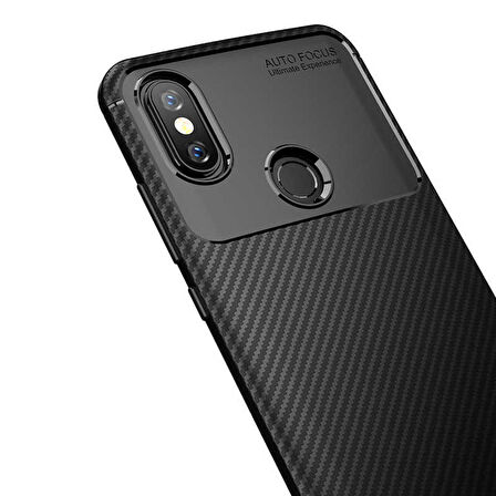 Xiaomi Mi 8 Uyumlu Kılıf Ultra Slim Fit Karbon Silikon