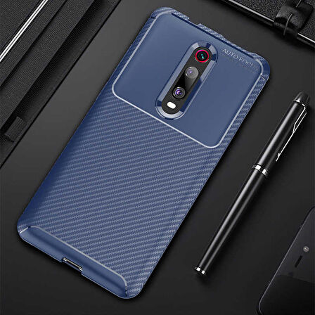 Xiaomi Mi 9T Uyumlu Kılıf Ultra Slim Fit Karbon Silikon