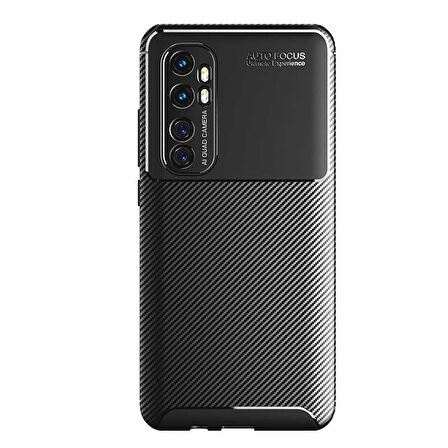 Xiaomi Mi Note 10 Lite Uyumlu Kılıf Ultra Slim Fit Karbon Silikon