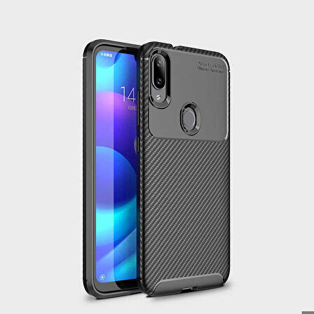 Xiaomi Mi Play Uyumlu Kılıf Ultra Slim Fit Karbon Silikon