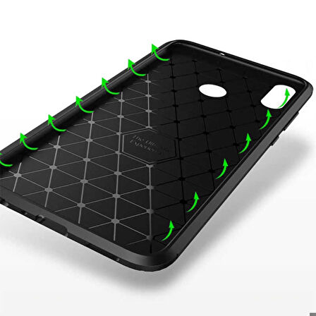 Xiaomi Mi Play Uyumlu Kılıf Ultra Slim Fit Karbon Silikon