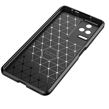Xiaomi Poco F4 Uyumlu Kılıf Ultra Slim Fit Karbon Silikon