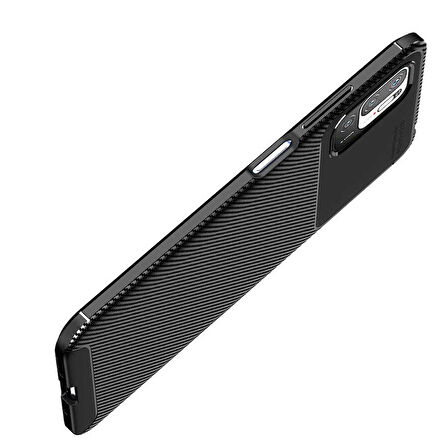Xiaomi Poco M3 Pro Uyumlu Kılıf Ultra Slim Fit Karbon Silikon