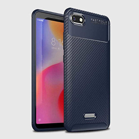 Xiaomi Redmi 6A Uyumlu Kılıf Ultra Slim Fit Karbon Silikon