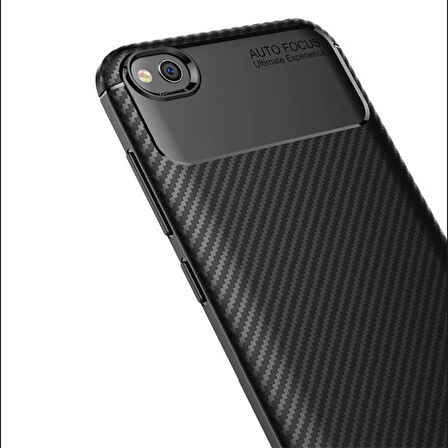 Xiaomi Redmi Go Uyumlu Kılıf Ultra Slim Fit Karbon Silikon